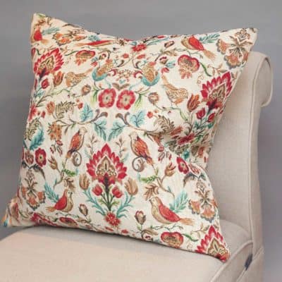 XL Morris Style Bird Garden Tapestry Cushion