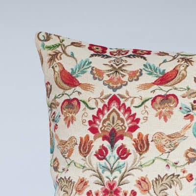 XL Morris Style Bird Garden Tapestry Cushion