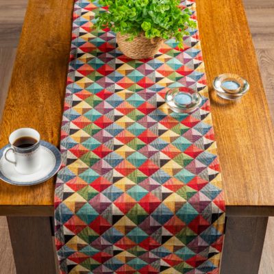 Harlequin Tapestry Table Runner