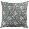 William Morris Golden Lily Extra-Large Cushion in Sapphire Blue
