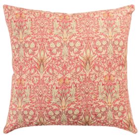 William Morris Snakeshead Cushion in Red