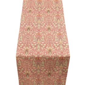 William Morris Snakeshead Table Runner in Red