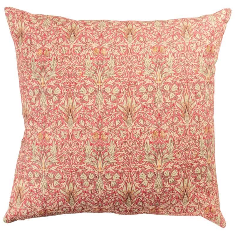 William Morris Snakeshead Extra-Large Cushion in Red