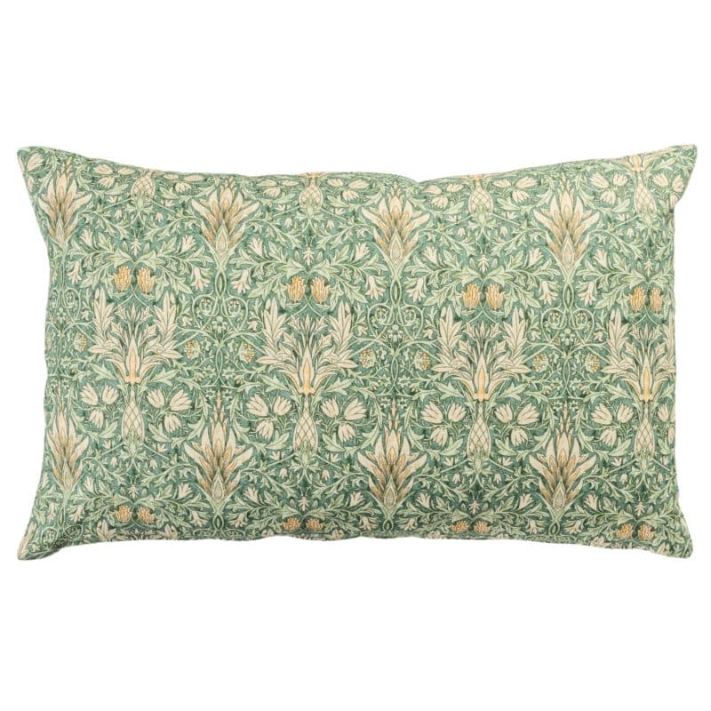 William Morris Snakeshead XL Rectangular Cushion in Green