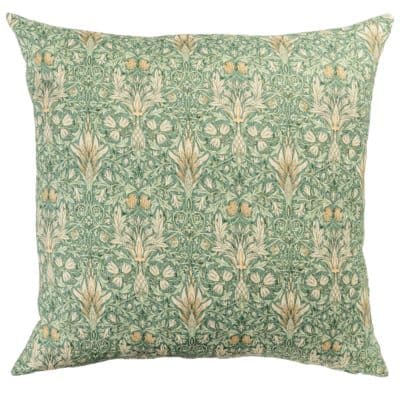 William Morris Snakeshead Extra-Large Cushion in Green