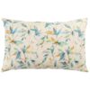 Watercolour Leaves Linen Blend XL Rectangular Cushion