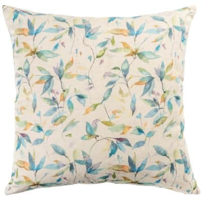 Watercolour Leaves Linen Blend Extra-Large Cushion