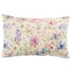 Watercolour Blossom Linen Blend XL Rectangular Cushion