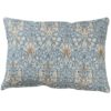 William Morris Snakeshead Boudoir Cushion in Denim Blue