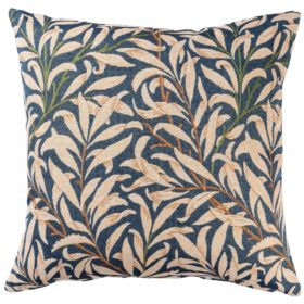 William Morris Willow Bough Tapestry Extra-Large Cushion in Navy
