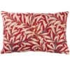 William Morris Willow Bough Tapestry XL Rectangular Cushion in Red