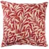 William Morris Willow Bough Tapestry Extra-Large Cushion in Red