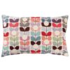 Retro Flower Stem Tapestry XL Rectangular Cushion