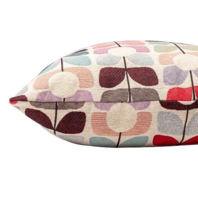 Retro Flower Stem Tapestry XL Rectangular Cushion