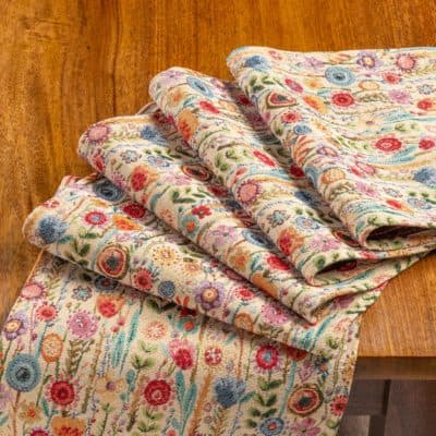 Secret Garden Tapestry Table Runner