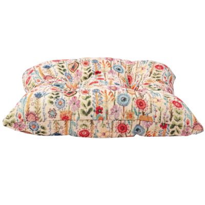 Secret Garden Tapestry Quilted Seat Pad