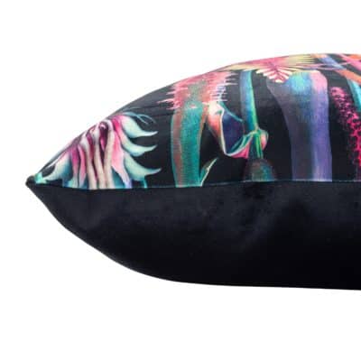 Midnight Garden Velvet Cushion