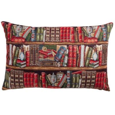 The Library Tapestry XL Rectangular Cushion