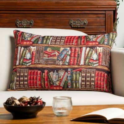 The Library Tapestry XL Rectangular Cushion