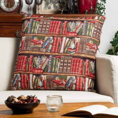 The Library Tapestry Extra-Large Cushion