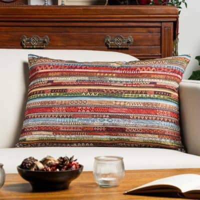 Meridian Stripe Tapestry XL Rectangular in Spice