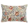 Jacobean Garden Tapestry Boudoir Cushion in Jewel