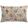 Jacobean Garden Tapestry XL Rectangular Cushion in Jewel