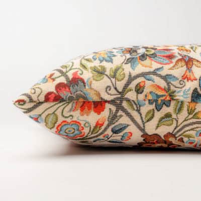 Jacobean Garden Tapestry XL Rectangular Cushion in Jewel