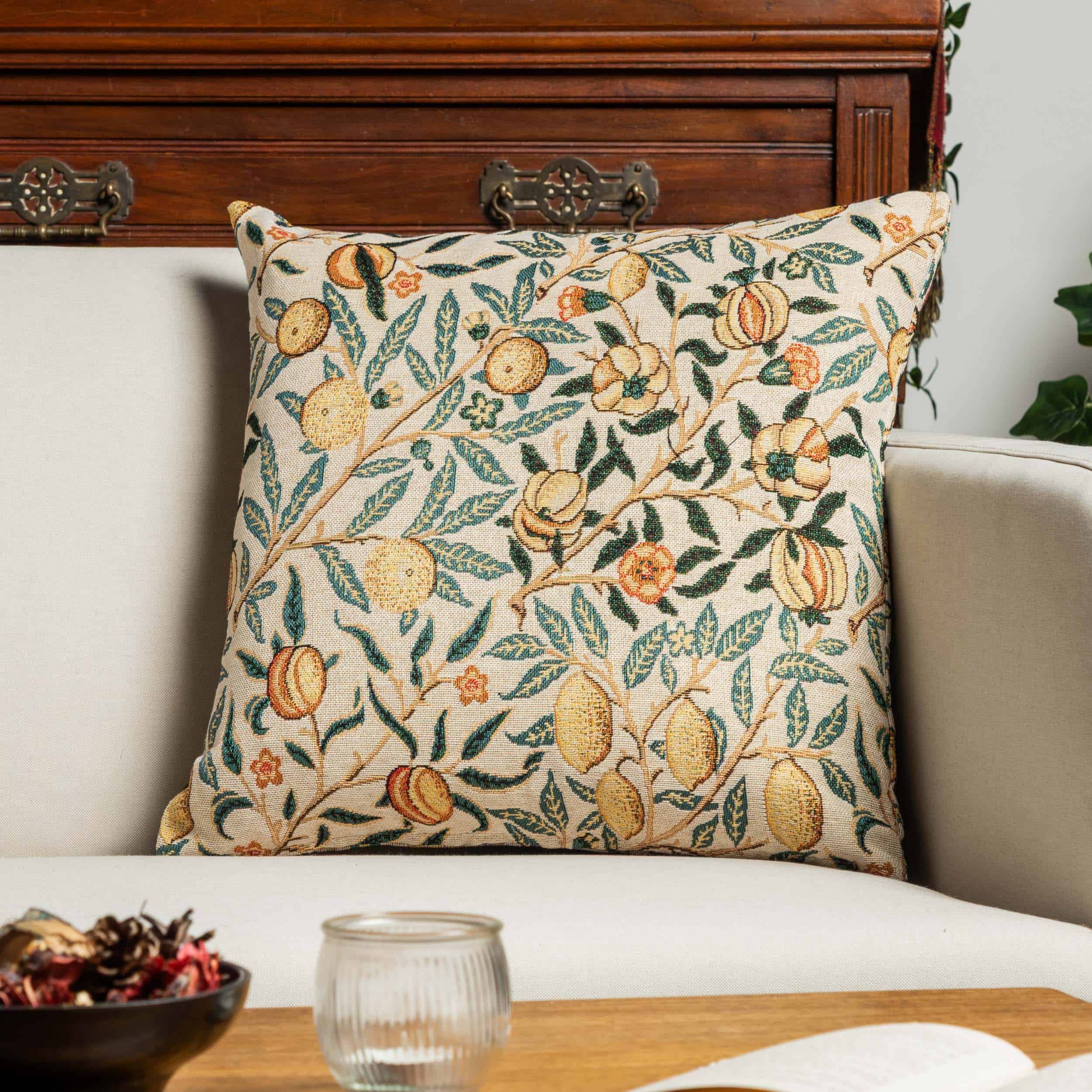 William Morris Pomegranate Tapestry Cushion