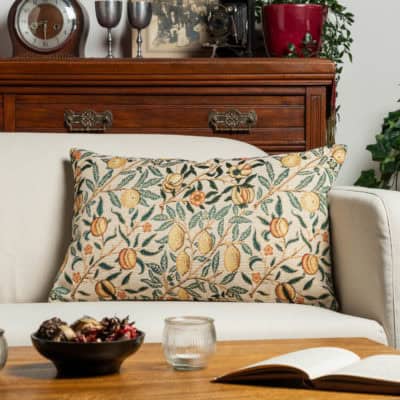 William Morris Pomegranate Tapestry XL Rectangular Cushion