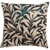 William Morris Willow Bough Tapestry Cushion in Ink Black