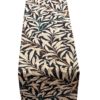William Morris Willow Bough Tapestry Table Runner in Ink Black