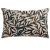 William Morris Willow Bough Tapestry XL Rectangular Cushion in Ink Black