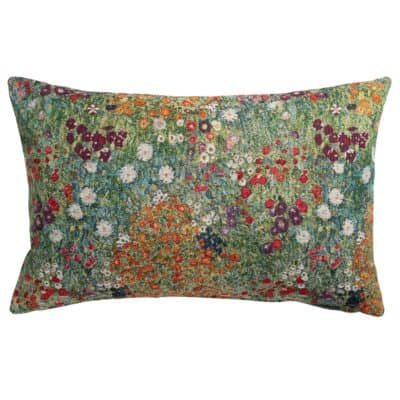 Monet's Garden XL Rectangular Cushion in Meadow