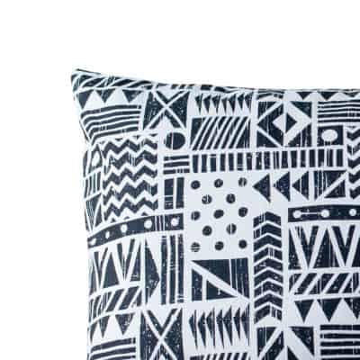 Monochrome Navajo Print XL Rectangular Cushion