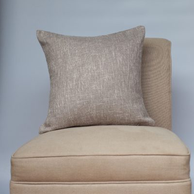 Linen Look Plain Cushion in Hessian