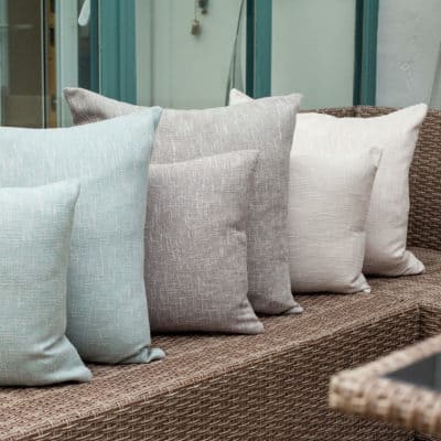 Linen Look Plain Cushion