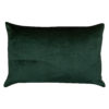 Bella Plain Velvet Boudoir Cushion in Green