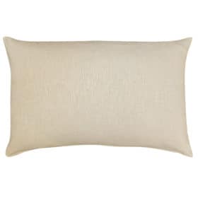 100% Linen XL Rectangular Cushion Cover in Ivory