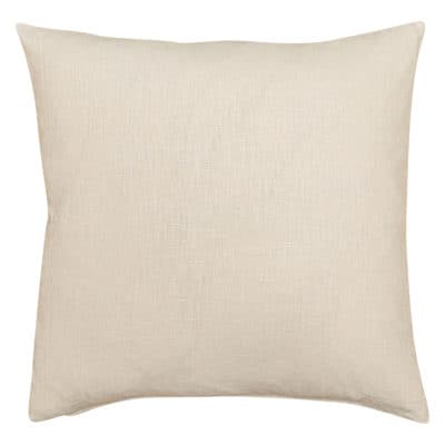100% Linen Extra-Large Cushion Cover in Ivory