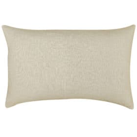 100% Linen Boudoir Cushion Cover in Natural