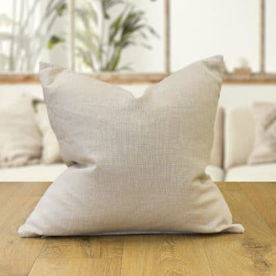 100% Linen Cushion Cover in Natural