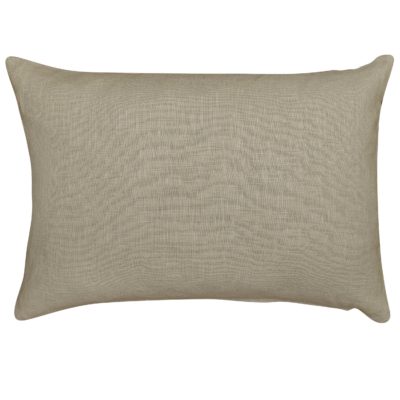 100% Linen Boudoir Cushion Cover in Latte