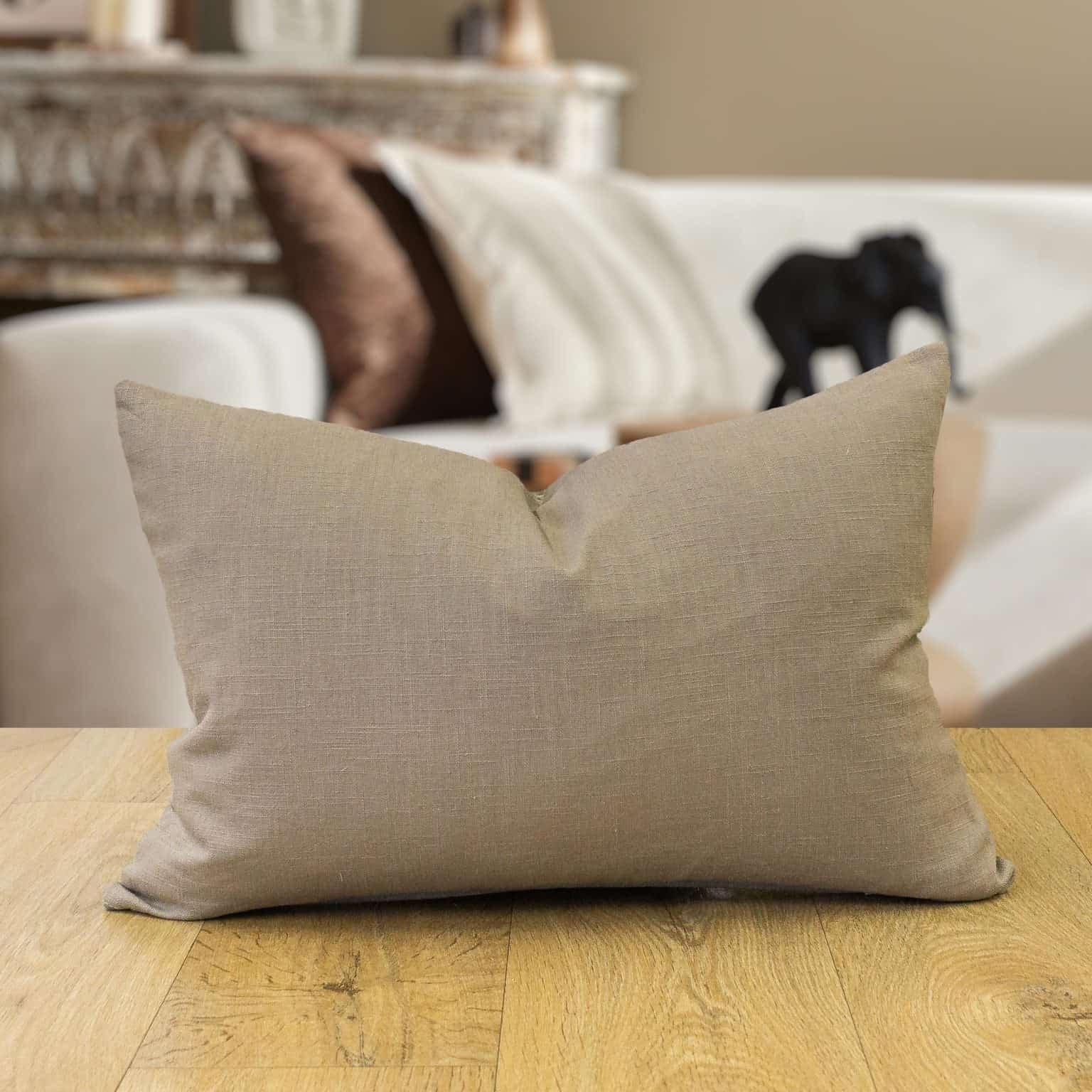 Linen Roso Cushion Cover main image 1