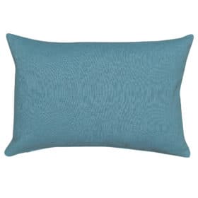 100% Linen Boudoir Cushion Cover in Teal