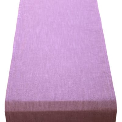 100% Linen Table Runner in Blush Pink