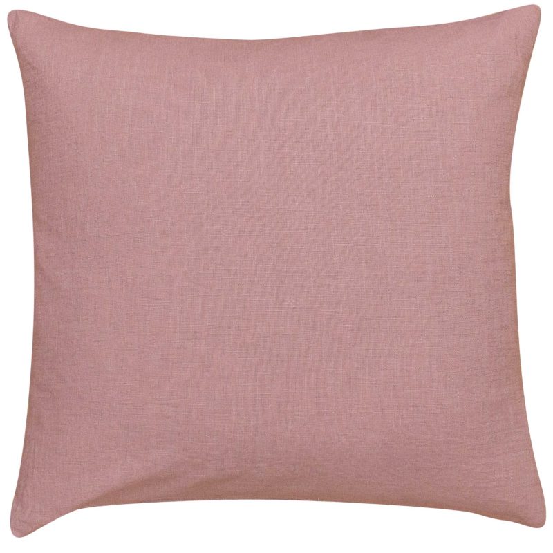 100% Linen Extra-Large Cushion Cover in Blush Pink