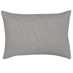 100% Linen Boudoir Cushion Cover in Stone Grey