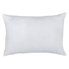 100% Linen Boudoir Cushion Cover in Pearl White