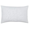 100% Linen XL Rectangular Cushion Cover in Pearl White